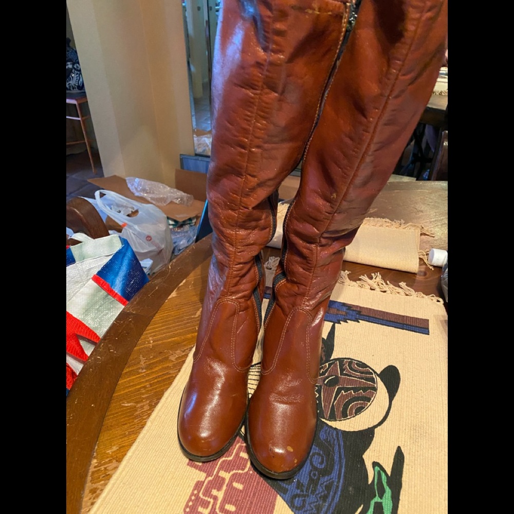 Boots  70’s Leather